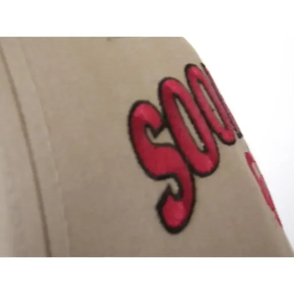 Captivating Headgear OU Sooners Tan/Beige Embroidered Logo Adjustable Cap - Picture 6 of 12